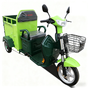 Mini <span class=keywords><strong>Hippo</strong></span> Véhicule Électrique à 3 Roues pour Transport de Bacs et Outils de Petit Volume ST3BJ0150B - Product Image 2