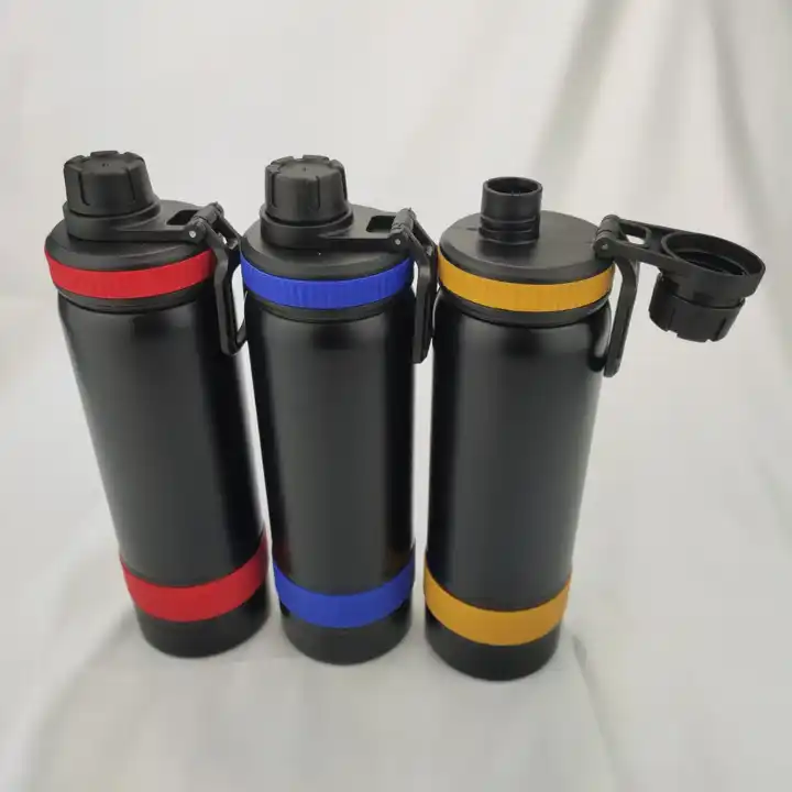 Portable Sports Custom Logo Iron Flask Cold Water Bottle With Handgrip -  Buy Portable Sports Custom Logo Iron Flask Cold Water Bottle With Handgrip  Product on