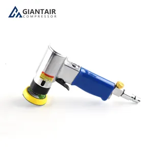 Giantair Mini Air Schuurmachine 2/3 Inch Mini Orbitale Schuurmachine Voor Auto Carrosserie 3000Rpm Hoge Snelheid Mini Polijstmachine