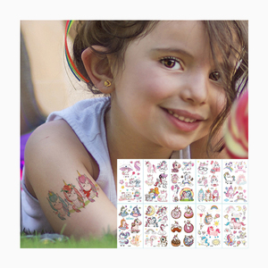Set di <span class=keywords><strong>tatuaggi</strong></span> Kawaii di alta qualità adesivo tatuaggio carino temporaneo per bambini <span class=keywords><strong>tatuaggi</strong></span> per bambini - Product Image 1