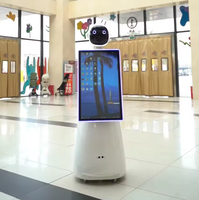 Centre commercial de vente, service d'accueil intelligent, explication vocale par robot à distance, guide touristique intelligent