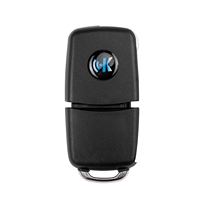 Clé télécommande universelle pliable KEYDIY KD B01-2 à 2 boutons pour Volkswagen – Remplacement / Clé de rechange pour voiture (lot de 5)