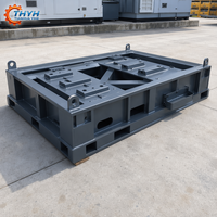 Châssis de support de banc d'essai de moteur soudé OEM |   Primaire de zinc sablé |   Acier S355J2 |   ISO 9001 pour l'application des tests moteur