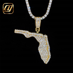 เครื่องทดสอบเพชร ผ่านการทดสอบแล้ว เครื่องประดับชั้นดี CHOYUE ทองแท้ 10K 14K เพชรเลี้ยงในห้องแล็บ เครื่องประดับฮิปฮอป จี้ฮิปฮอป - Product Image 2