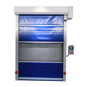 <span class=keywords><strong>Porte</strong></span> rapide à enroulement en PVC à économie d'énergie, isolée, à action rapide pour le contrôle climatique des entrepôts - Product Image 4