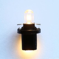 Vente directe usine – Ampoules miniatures 12V 1.2W en plastique pour circuits imprimés automobiles, instruments et interrupteurs B8.5D