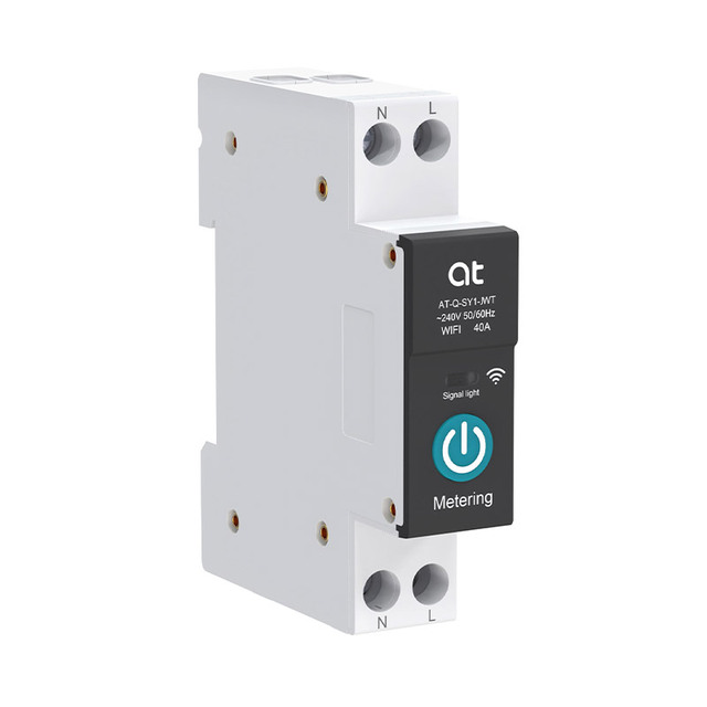 Graffiti Custom API WiFi Smart Switch Small Rail Timing Switch with Zigbee Remote Control for Mobile Phone Circuit Breakers