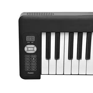 工厂热卖61键触敏键盘数字电钢琴风琴带bateria颤音功能乐器