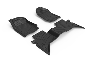 Tappetini Auto Jourm in TPE per Mazda BT-50 (2a Gen) 2015-2020 LHD, Set Completo di Lusso Nero Facile da Pulire, Protezione per Tutte le Stagioni - Product Image 2