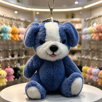 Porte-clés en peluche personnalisé en gros, pendentif mascotte en peluche douce, porte-clés moelleux de haute qualité, ornement à suspendre pour sac à dos