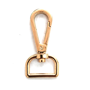 DWDP-HB15V Vàng Gunmetal Bạc Xoay Kích Hoạt Đầu Tròn Snap Hook Tôm Hùm Claw Clasp Mùa Xuân Nạp <span class=keywords><strong>Clip</strong></span> - Product Image 3