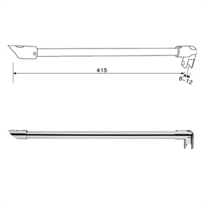 Doccia in vetro Porta di Sostegno Bar, Barra di Supporto Per Il <span class=keywords><strong>Bagno</strong></span> - Product Image 4