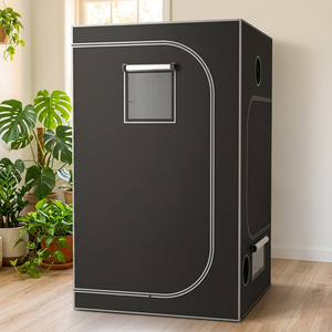 Serre de culture hydroponique intérieure sur mesure 90*90*180cm, directement de l'<span class=keywords><strong>usine</strong></span>, pour la culture à domicile et commerciale. - Product Image 1