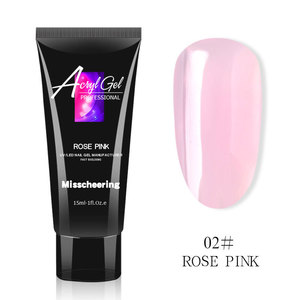 คริสตัลยูวีโพลีเจล 10 สี 60 มล. เจลต่อเล็บ เจลอะคริลิคแบบขวด เจลสร้างเล็บสำหรับร้านทำเล็บ - Product Image 1
