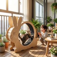 Roue d'exercice silencieuse pour chat, grand tapis roulant d'intérieur pour l'entraînement physique des chats