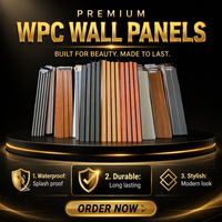 Panneau de plafond WPC 3D cannelé pour vente directe usine, grille décorative moderne pour villa, mur d'habillage artistique