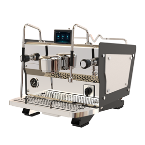 Máquina de café espresso comercial de 2 grupos, multicalefactora 7L+1.6L+1.6L, bomba Fluid-o-tech, cafetera volumétrica Gicar semiautomática - Product Image 2