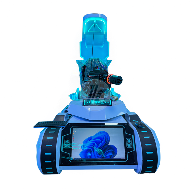 Indoor/Outdoor Virtual Reality Shooting Game Machine VR Cinema Gun War Gatling Simulator Aluminum Steel for Adventure Park