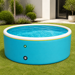 Petite <span class=keywords><strong>piscine</strong></span> gonflable ronde de 6,6 pieds pour la détente familiale dans la cour - Product Image 4