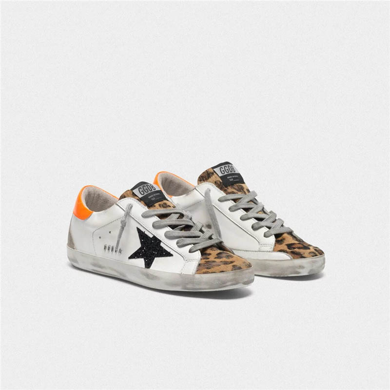 Goldens Superstar sneakers with metal GGDBs lettering gooses women Shoes