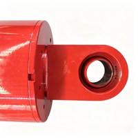 Cylindres hydrauliques à double action en acier chromé dur, haute tonnage, durables et abordables, fabriqués en usine, garantie 1 an