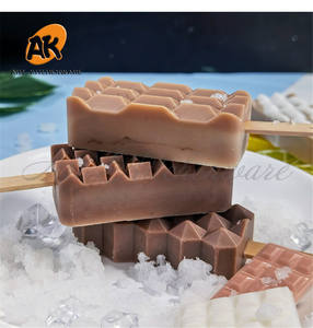 AK Custom Wave Heart 3D Silicone ghiacciolo stampo per gelato stampi per cioccolato in Silicone per gelato Cake Pops Maker XG-67-74 - Product Image 4