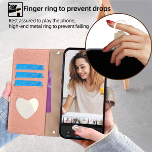 Étui Portefeuille Miroir Tendance pour Femme avec Emplacements pour Cartes pour <span class=keywords><strong>Samsung</strong></span> <span class=keywords><strong>Galaxy</strong></span> S26 <span class=keywords><strong>Ultra</strong></span> S25 S24 Plus S23 S22 FE Housse Type Livre - Product Image 6