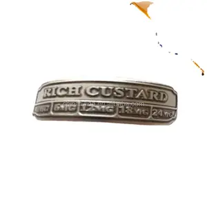 Customized Aluminum/Tin/Zinc Metal Plate Logo Bottle Sticker