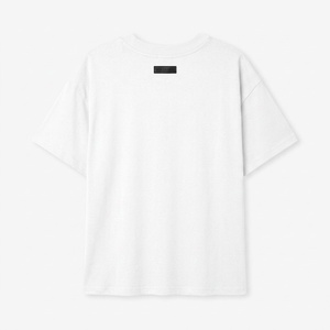 T-Shirt con Stampa in Lamina <span class=keywords><strong>Metallica</strong></span> 250GSM in Cotone, Logo Personalizzato in Lamina Oro e Argento, <span class=keywords><strong>Maglietta</strong></span> di Lusso di Alta Qualità per Uomo Business Casual - Product Image 3