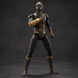 ของเล่น Zd ของแท้จาก Marvel Spider-Man: <span class=keywords><strong>No</strong></span> <span class=keywords><strong>Way</strong></span> <span class=keywords><strong>Home</strong></span> <span class=keywords><strong>ส</strong></span><span class=keywords><strong>ไป</strong></span><span class=keywords><strong>เด</strong></span><span class=keywords><strong>อร</strong></span><span class=keywords><strong>์แมน</strong></span><span class=keywords><strong>ส</strong></span>ีดำทอง ขนาด 1/10 ฟิกเกอร์แอคชั่นข้อต่อขยับได้ 18 ซม. 7 นิ้ว - Product Image 6