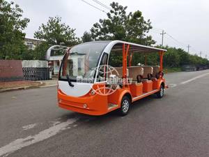 High Quality <b>72V</b> Electric Sightseeing Station Wagon Energy Saving 8 Lead Acid <b>Battery</b> Environmentally Protected 4-17 Seats - Product Image 6