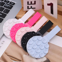 Ventouse magnétique pour téléphone MagSuction Cute Silicone Suction Cup Phone Mount Anti-Slip Hands-Free Phone Holder