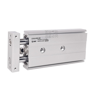 Raccords pneumatiques compacts à double cylindre SMC CXSJM6-10-20/30, état neuf, connexion filetée pour milieu de travail pneumatique, utilisés diversement - Product Image 2