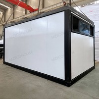 Maison conteneur pliable de type Z à prix avantageux, installation facile, extensible, avec structure en acier métallique