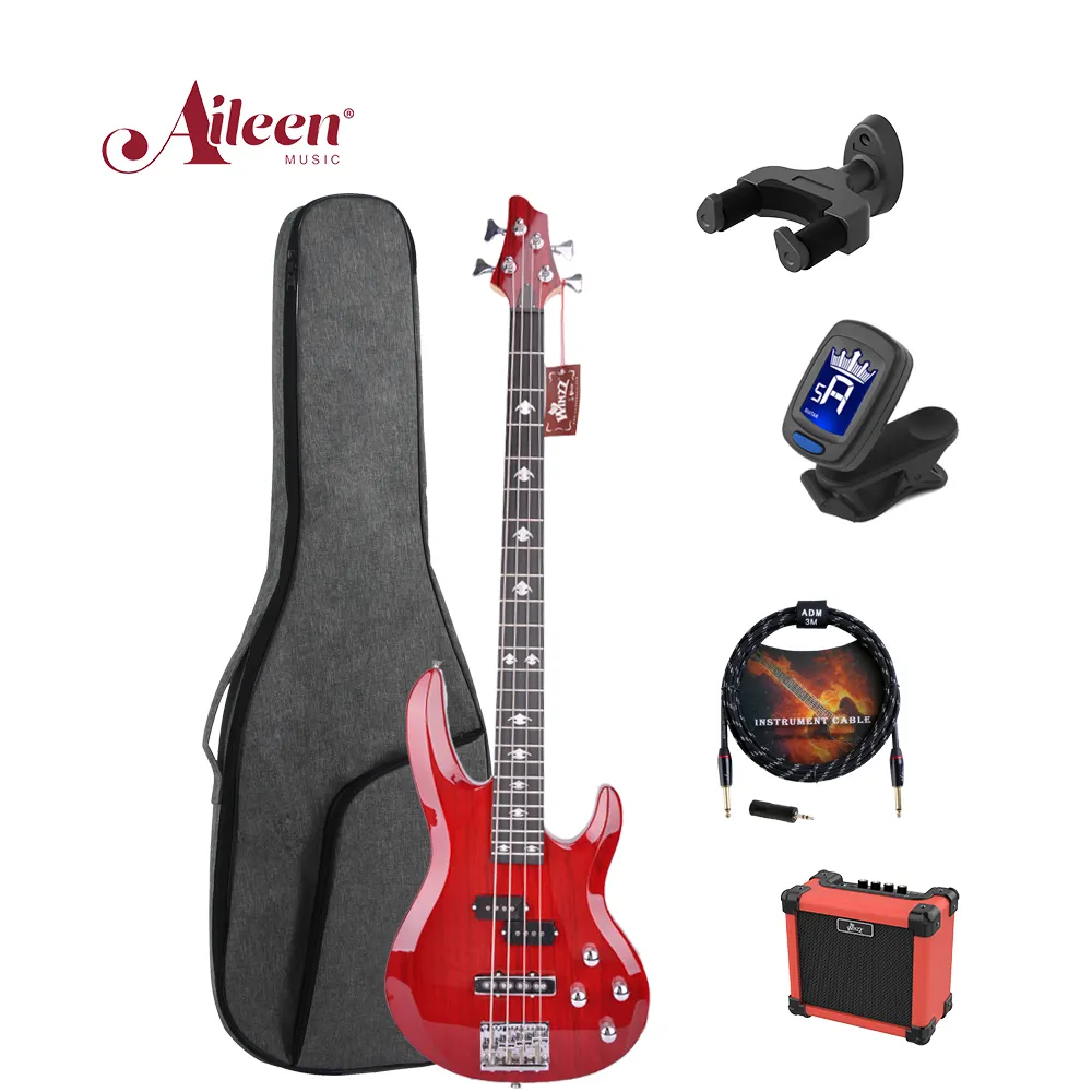 Aileen Gitar 4 Senar Kustom Musik, Gitar Bass Elektrik EBS714-2