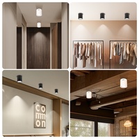 Nouveauté Trois Couleurs Rond E27 Downlight LED Encastré Plafonnier Projecteur Lampe Tasse Ampoule Support Led Downlights/Downlight