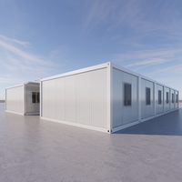 Cabinas modulares de madera con estructura de acero, casa de madera prefabricada, fácil de organizar, de bajo coste
