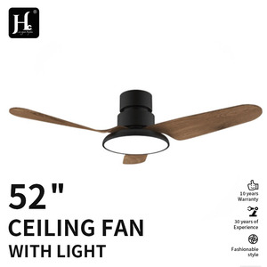 Ventilateur de plafond LED, nouveau design, faible bruit, moteur DC, fonction de réglage de la minuterie, fonction mémoire, ventilateur de plafond élégant avec lumière - Product Image 3