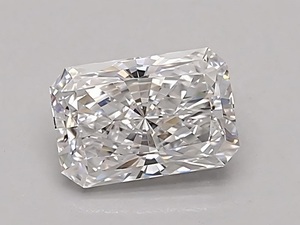 Radiant Lab Grown <b>Diamond</b> 0.50 Ct D Color IF Clarity HPHT Polished Brilliant Cut Stone IGI Verified for Engagement <b>Rings</b> Fine - Product Image 1
