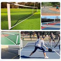 Jaring Pengganti Pickleball Luar Ruangan Standar 22ft X 2.52ft 40-lubang - Jaring Portabel Tugas Berat untuk Halaman Belakang & Lapangan