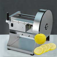 Machine à découper les fruits et légumes automatique en acier inoxydable de qualité commerciale, pour oignon, pomme de terre, citron, mangue, noix de coco, etc.