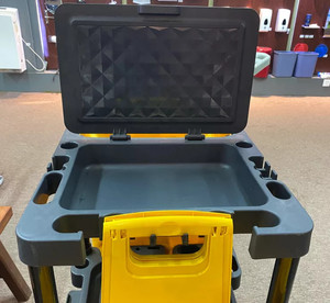 Carro de Limpieza con Cubeta, Carro de Limpieza para Conserje, Carro de Limpieza para Personal de Limpieza - Product Image 3