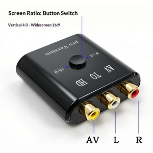 Convertisseur RCA vers HDTV 1080P, adaptateur vidéo composite AV, prend en charge PAL/NTSC pour Wii, PS2, <span class=keywords><strong>DVD</strong></span>, <span class=keywords><strong>VHS</strong></span> vers HDTV ou moniteur - Product Image 3