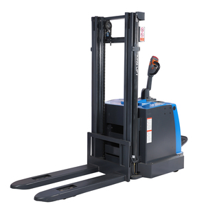 Elevación Apiladores totalmente eléctricos Apilador de palés Tipo a pie Camión apilable eléctrico Carretilla elevadora a la venta - Product Image 3