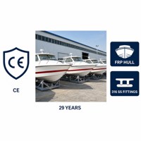 Bateau de pêche Chaser 430, 4,3 m, certifié CE, console centrale avec glacière, bac à appâts, rail en acier inoxydable 316