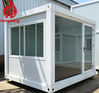 Maßgefertigtes Tragbares Günstiges Mini-Containerhaus Kleines Wachhäuschen Bürohaus für Sicherheit Container-Fertighaus Baustelle