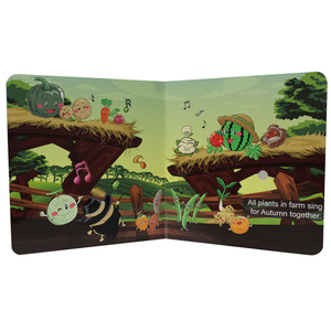 Botón pulsador de alta calidad para niños, <span class=keywords><strong>canciones</strong></span> de aprendizaje, libro de sonido en Inglés - Product Image 5