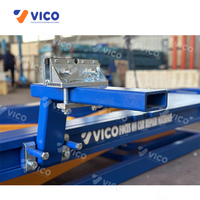Vico Car lisseur de châssis EUROPE-TYPE Machine à châssis de carrosserie automatique Banc de réparation de véhicules # VF7100 AVEC 2 TOURS DE TIRAGE CE