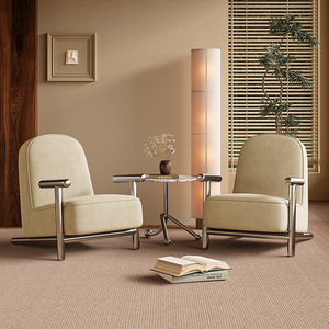<span class=keywords><strong>Silla</strong></span> Individual Nórdica, <span class=keywords><strong>Silla</strong></span> de Salón Pequeña para Balcón, Sofá de Hotel, Combinación de Mesa <span class=keywords><strong>Redonda</strong></span>, <span class=keywords><strong>Silla</strong></span> Ergonómica - Product Image 4
