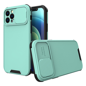 Coque arrière en TPU étanche, étui de téléphone chic et mince pour <span class=keywords><strong>iphone</strong></span> <span class=keywords><strong>11</strong></span> et 12, avec caméra coulissante, housse de Protection résistant aux chocs - Product Image 1